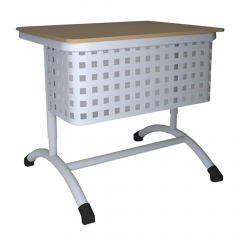 Парта Экстра 1М, с перф.экраном, регулируемая, гр.2-4 - Фото предпросмотра