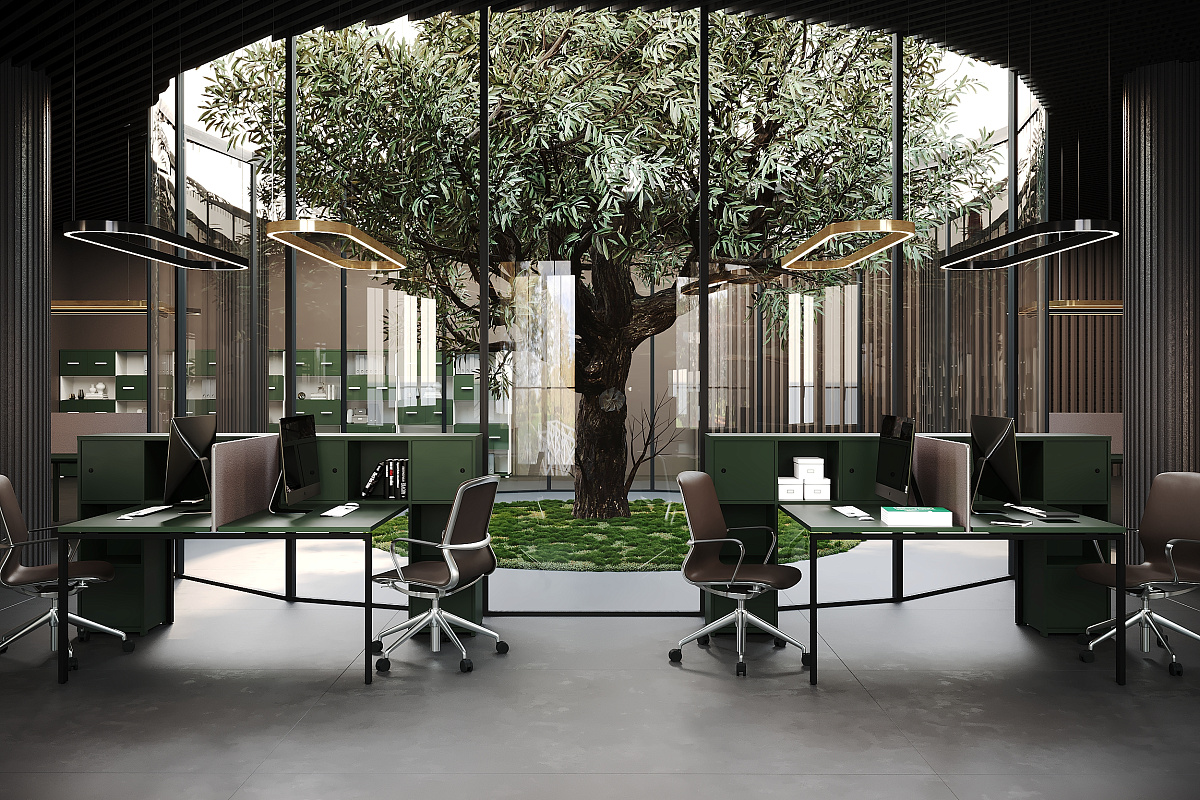 Новая серия офисной мебели Concept