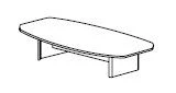 MIAMI MM013/28 Walnut Стол для переговоров (280х115х75) Орех Miami (мебель для руководителей)  орех - Фото предпросмотра