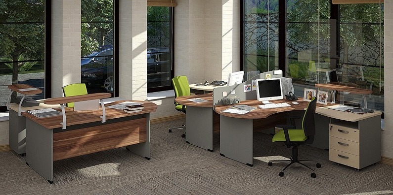 Обновленная серия офисной мебели Berlin персонал