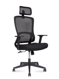 Кресло офисное / Light / черная сетка/черная ткань - Фото предпросмотра