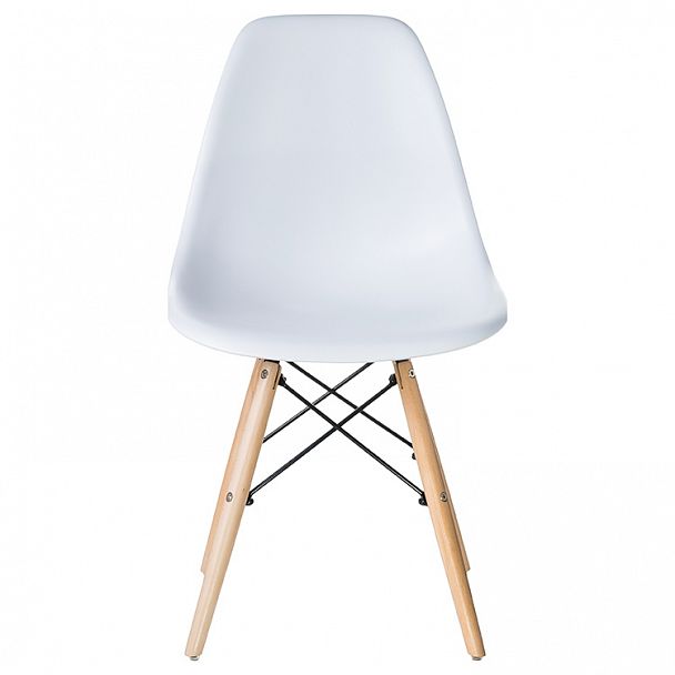 Стул обеденный LMZL-PP623 (ножки светлый бук, цвет сиденья белый) - Вид 6