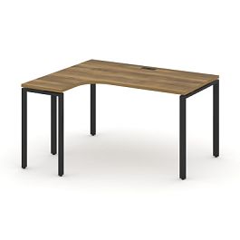 Concept Стол эргономичный CN.SA-001(L) Сандал Янтарный/Металл Черный 1380*1180*750 - Фото предпросмотра