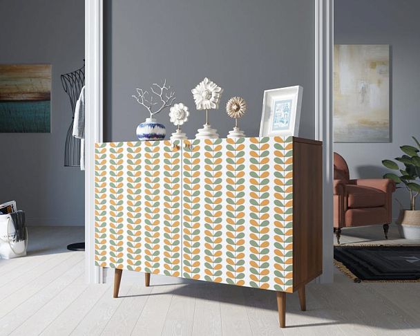 Комод с принтом 23 Berber две дверки арт BB04/Print_23 - Вид 3