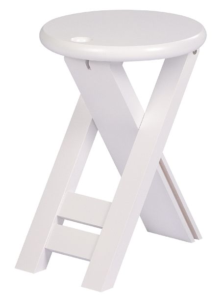 Комплект складных деревянных табуретов Вилл Белый - Вид 3