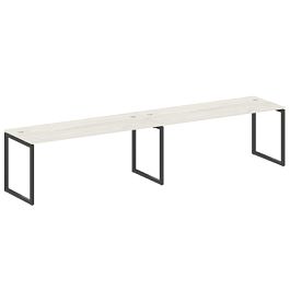 Metal System Quattro Р. ст. на 2 раб. места на О-образном м/к 40БО.СМ-2.5 Дуб наварра/Антрацит металл 3600*720*750 - Фото предпросмотра