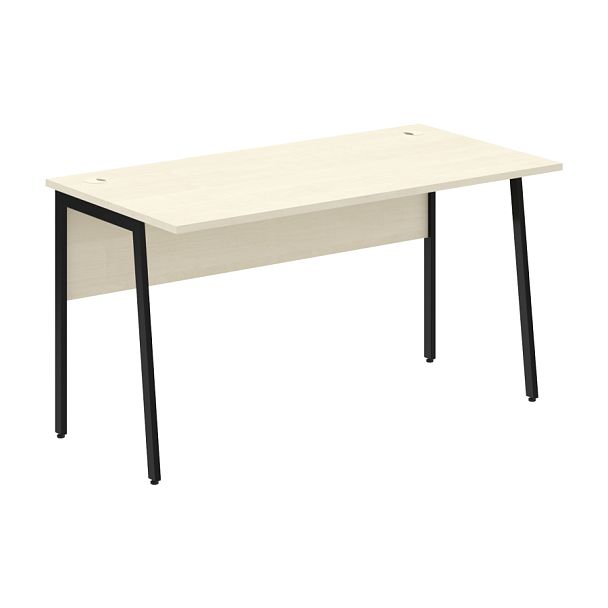 Стол прямой СП-3P Клен*/Черный 1400х720х755 IMAGO PLUS - Вид 1