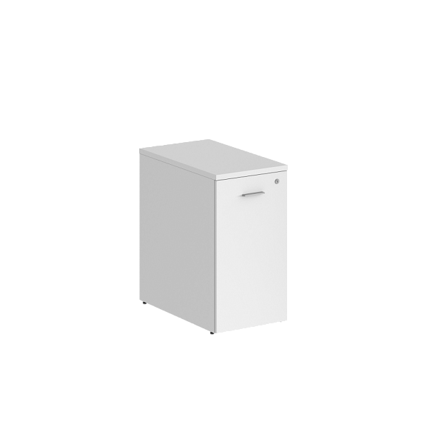 Тумба-органайзер Sigma 400х600х750 / корпус: белый; фасад: белый - Вид 1