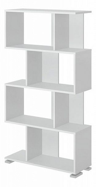 Стеллаж Домино СЛ-5-4 Белый - Вид 1