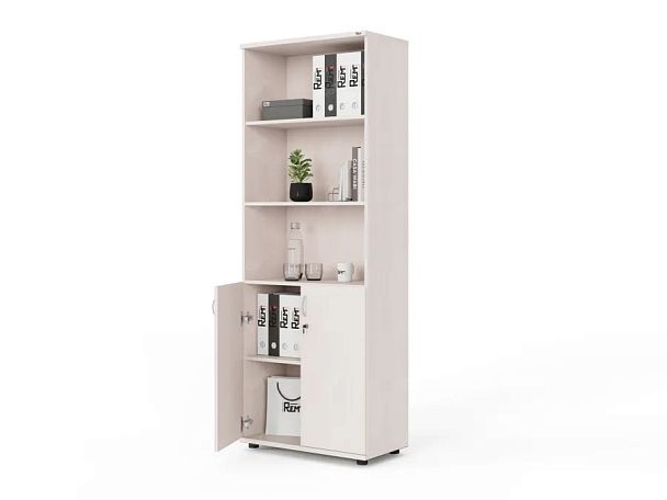 ЛАЙТ / LIGHT RLG037-70x35 Шкаф комбинированный 70x35x183 Дуб Молочный - Вид 2