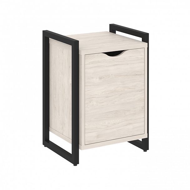 Тумба на опорах "Loft" VR.L-T2.O денвер светлый/черный - Вид 1