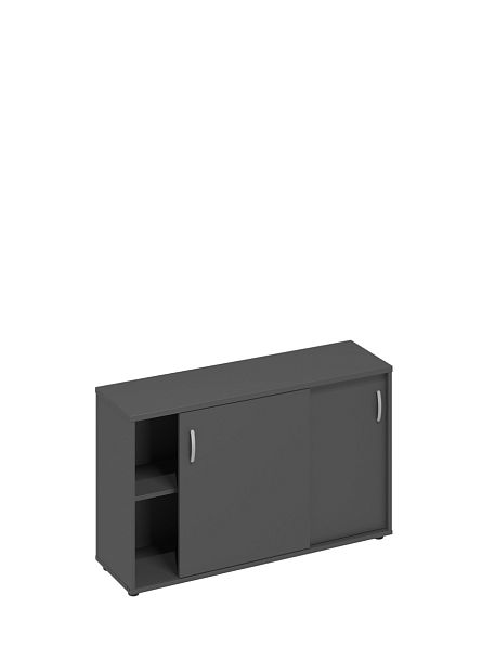 Шкаф-купе низкий (для 2-х столов 60) A4 А4 330 БП антрацит премиум - Вид 1