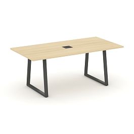 Style Project Direct Direct Стол переговорный SN-6T1.SPRG-198 Акация Лорка/Металл Антрацит 1980*980*750 - Фото предпросмотра