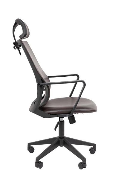 Офисное кресло Chairman 545 Россия экокожа коричневый - Вид 3