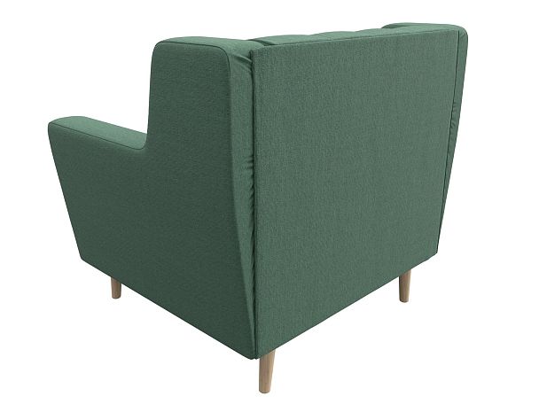 Кресло Брайтон Люкс Рогожка зеленый - Вид 6