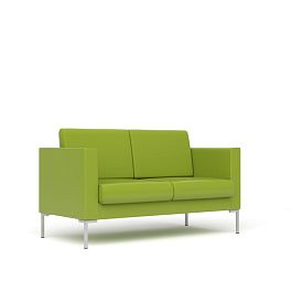 Диван 2-местный Берлин Бр. 004.01 экокожа фисташковая CN1131 - Фото предпросмотра