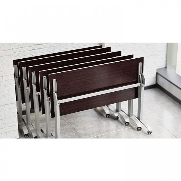 Стол радиусный складной мобильный "Mobile System" СМ-5.1 белый - Вид 4