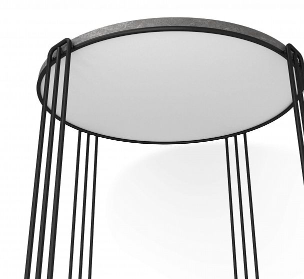 Столик кофейный Sheffilton SHT-CT33 черный муар/мокрый асфальт - Вид 5