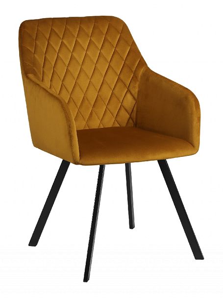 Кресло поворотное Барли, Confetti chai tea/черный - Вид 4