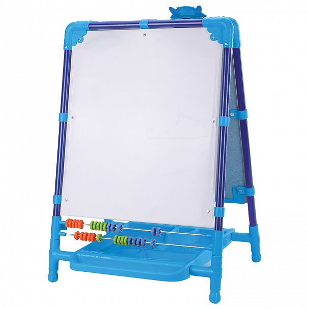 Мольберт растущий для мела/магнитно-маркерный, 53х46 см, BRAUBERG "NIKA KIDS", синий, 238049 - Вид 6