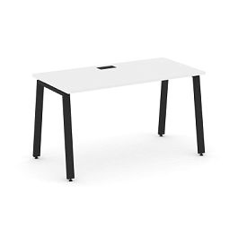 Стайл Проджект Стол письменный SN-6A.SP-002 Белый/Металл Черный 1180*600*750 - Фото предпросмотра
