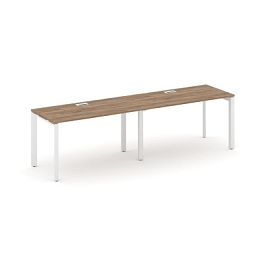 Style Project Next Рабочая станция односторонняя SN-59P.ORS-004 Дуб Табак/Металл Белый/Белый Заглушка 3160*600*750 - Фото предпросмотра