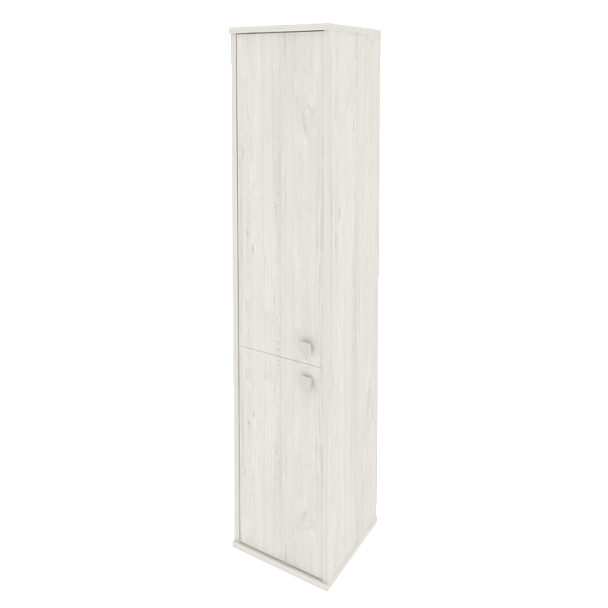 Style Шкаф высокий узкий левый Л.СУ-1.3 (L) Дуб наварра 412*410*1980 - Вид 1