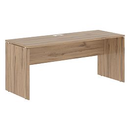 Стол прямой EDST 1767 Дуб Денвер светлый/Белый 1760х670х750 EDIS - Фото предпросмотра