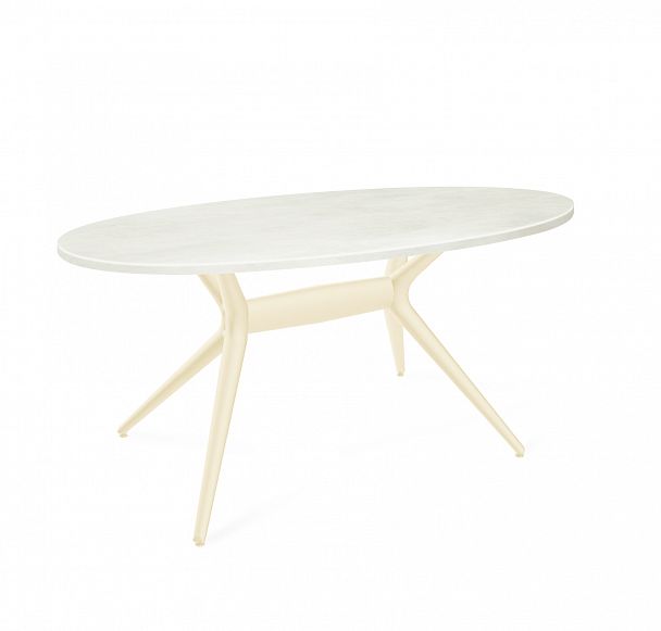 Пластиковое основание для стола Sheffilton SHT-TU30-2 бежевый ral1013 - Вид 8