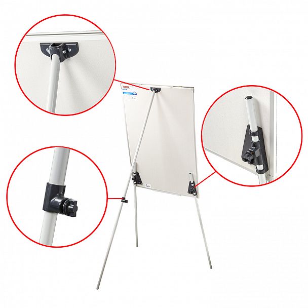 Доска-флипчарт магнитно-маркерная 70х100 см, на треноге, Польша, BRAUBERG Extra, 237724 - Вид 12