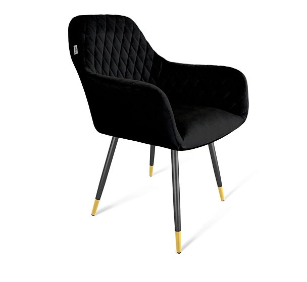 Стул Sheffilton SHT-ST38/S95-1 ночное затмение/черный муар/золото - Вид 2