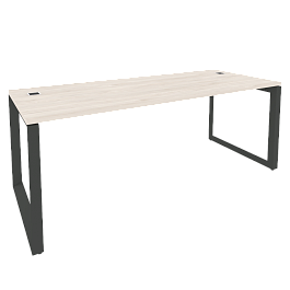 Onix Direct Стол рабочий руководителя на О-образном м/к O.MO-SRR-6.8 Денвер светлый/Антрацит металл 1980*800*750 - Фото предпросмотра