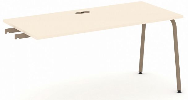 Стол приставка к опорным тумбам "ESTETICA" ES.SPR-4-LK Сатин - Вид 1