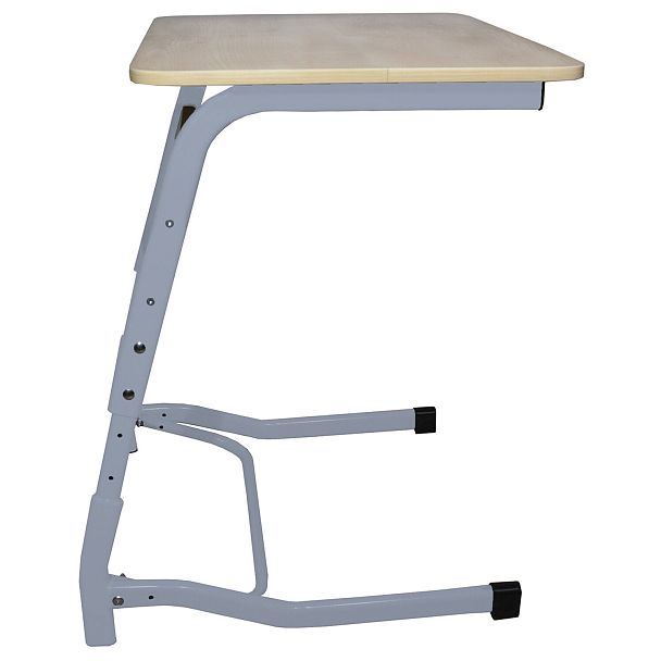Парта Олимп, 1-местная, регулируемая, серый каркас, ЛДСП клён, гр.4-6 - Вид 4