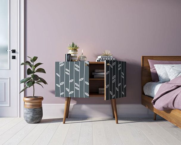 Комод на высоких ножках Berber малый принт 18 арт BB13/Print_18 - Вид 2