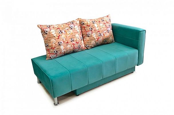 Кушетка «Визави» бирюзовая - Вид 1