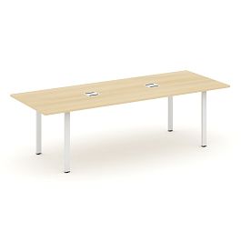 Style Project Direct Direct Стол переговорный SN-6P.SPRG-258 Акация Лорка/Металл Белый 2580*980*750 - Фото предпросмотра