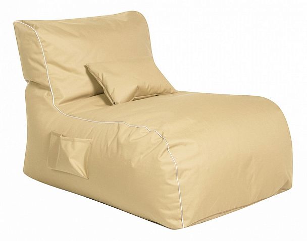 Кресло-мешок Лежак бежевое - Вид 1