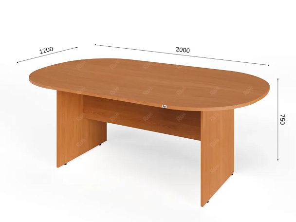 ЛАЙТ / LIGHT RLG010-20x12 Конференц-стол 200x120x75 Вишня - Вид 5