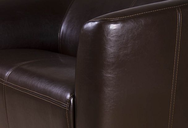 Двухместный диван Collaro 138x90x74 чёрный - Вид 14