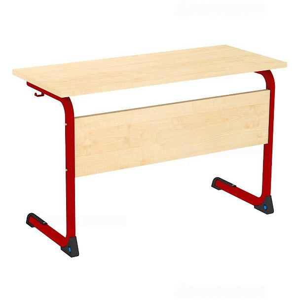 Стол ученический, нерегулируемый, 2-местный на плоскоовальной трубе, гр.6 - Вид 5