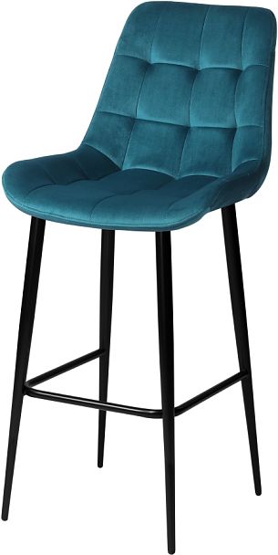 Барный стул Эйден, Confetti izumrud/черный - Вид 1