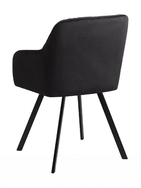 Комплект кресел поворотных Мони, черный H-75/черный, 4 шт. - Вид 6