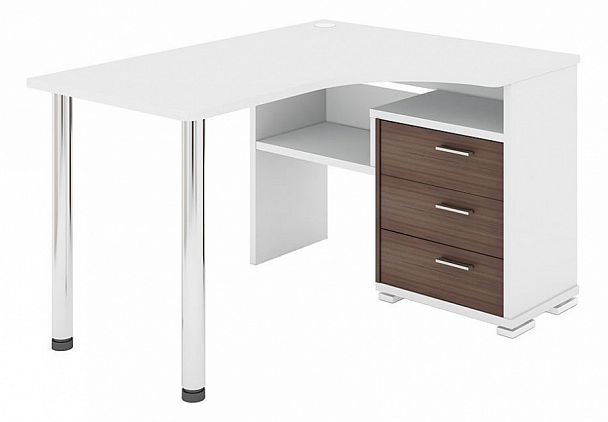 Стол письменный Домино СР-132С Белый/Шамони правый - Вид 1