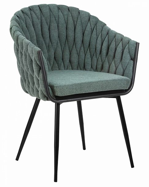 Стул обеденный DOBRIN MATILDA (зеленая ткань (LAR 275-23)) - Вид 1