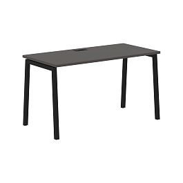 Стол прямой ELST 1367 Мокко/Черный 1360х670х750 EDIS - Фото предпросмотра