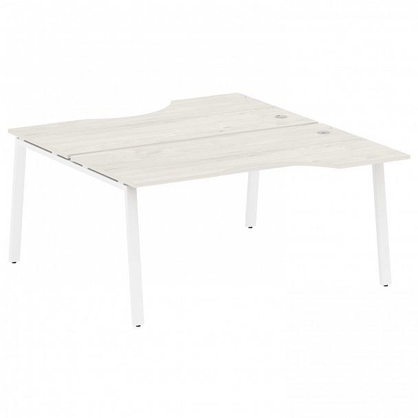 Рабочая станция "Metal System" БА.РАС-СА-2.1 дуб наварра/белый - Вид 1