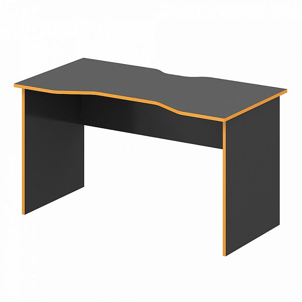 Стол для геймера "Геймерские столы" ПК-ПРА-СТГ135Х70-В1-1161 оранжевый - Вид 1