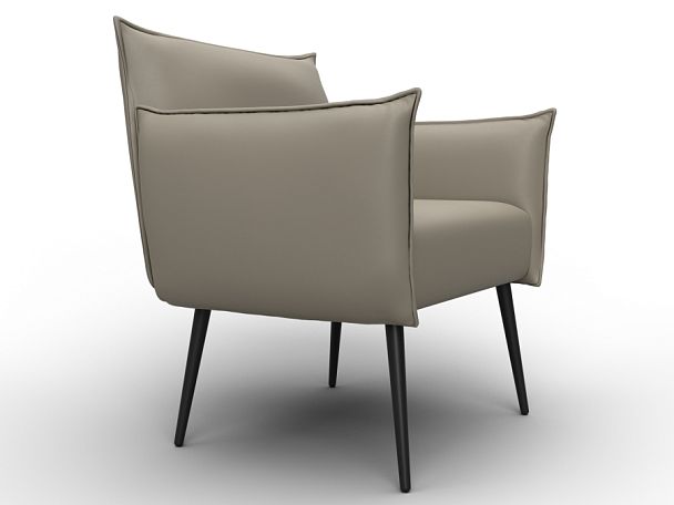 Кресло Лига-083 Экокожа бежевый - Вид 3