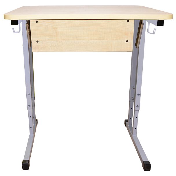 Парта Умник, одноместная, регулируемый угол, серый каркас, ЛДСП клён, гр.2-4 - Вид 4